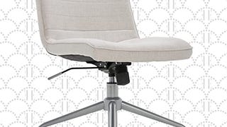 Elle Decor Adelaide Home Office Task Chair, Armless Adjustable...