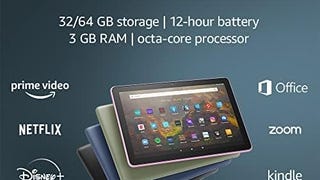Amazon Fire HD 10 tablet, 10.1", 1080p Full HD, 32 GB, (2021...