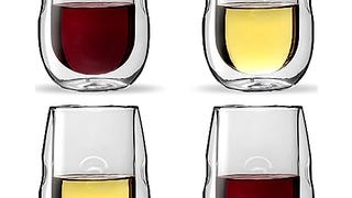 Moderna Artisan Series Double Wall Insulated Wine Glasses...