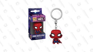 What If Zombie Hunter Spidey Pocket Pop! Key Chain