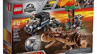 LEGO Jurassic World Carnotaurus Gyrosphere Escape 75929...