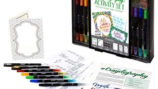 Crayola Signature Crayoligraphy Hand Lettering Art Set,...