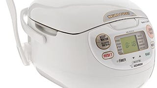 Zojirushi NS-ZCC10 5-1/2-Cup Neuro Fuzzy Rice Cooker and...