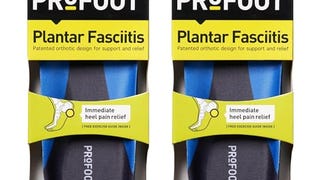 PROFOOT Orthotic Insoles for Plantar Fasciitis & Heel Pain,...