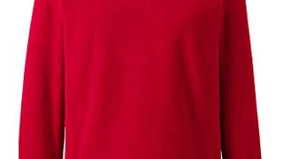 Lands' End Mens T100 Fleece Quarter Zip Classic Cherry...