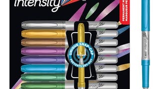 BIC Intensity Metallic Permanent Markers, Fine Point, 8-...