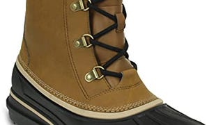 crocs Men's AllCast II Snow Boot, Wheat/Black, 11 M