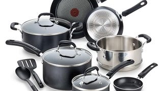 T-fal Experience Nonstick Cookware Set 12 Piece, Induction,...