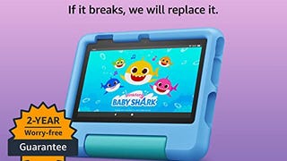 Amazon Fire 7 Kids tablet, ages 3-7. Top-selling 7" kids...