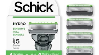 Schick Hydro 5 Sense Sensitive Skin Razor Refills for Men,...