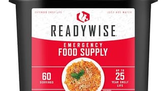 READYWISE - Entrée Grab & Go Bucket, 60 Servings, Emergency,...