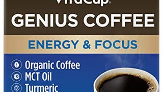 VitaCup Keto Coffee Pods with MCT Oil, Turmeric, Vitamins...