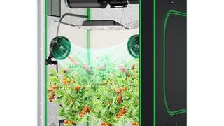 VIVOSUN S448 4x4 Grow Tent, 48"x48"x80" High Reflective...