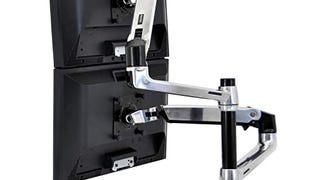 Ergotron – LX Vertical Stacking Dual Monitor Arm, VESA...