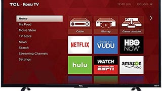 TCL 55UP130 55-Inch 4K Ultra HD Roku Smart LED TV (2016...