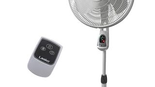 Lasko Oscillating Adjustable Pedestal Stand Fan with Timer...