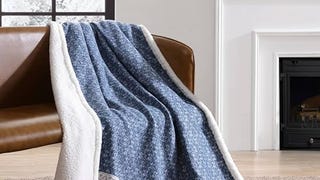 Eddie Bauer - Throw Blanket, Brushed Fleece Bedding with...