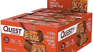 Quest Nutrition Pecan Hero Protein bar, Low Carb, Gluten...
