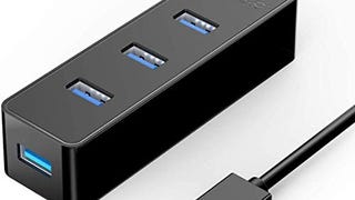 USB Adapter Hub, ORICO 4-Port USB 3.0 Hub, Ultra Slim Data...