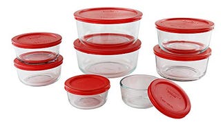Pyrex Simply Store (8-Pack) Glass Food Storage Containers...