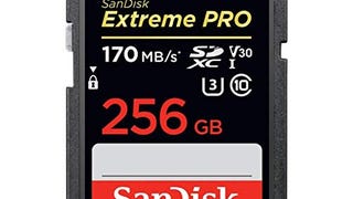 [Older Version] SanDisk 256GB Extreme PRO SDXC UHS-I Card...