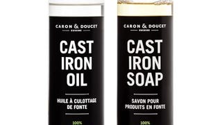 CARON & DOUCET - 100% Plant-Based Cast Iron Cleaning Set:...