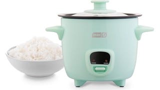 DASH Mini Rice Cooker Steamer with Removable Nonstick Pot,...