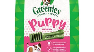 Greenies Puppy 6+ Months Petite Natural Dental Care Dog...