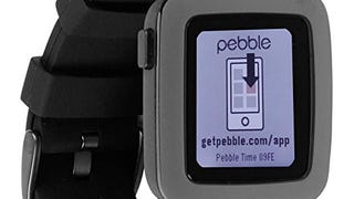 Pebble Time Smartwatch - Black