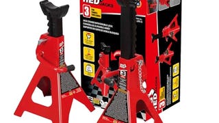 BIG RED T43002A Torin Steel Jack Stands: Double Locking,...