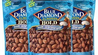 Blue Diamond Almonds Salt N' Vinegar Flavored Snack Nuts,...