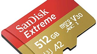 SanDisk 512GB Extreme microSDXC UHS-I Memory Card with...