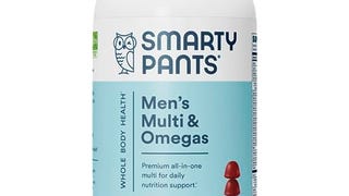 SmartyPants Multivitamin for Men, Gummies: Omega 3 Fish...
