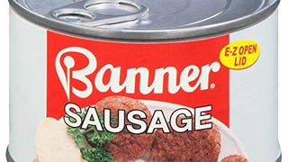 Banner Sausage, Canned Sausage, 10.5 OZ (Pack of 12)