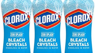 Clorox Zero Splash Bleach Crystals, Regular Scent, 24 Ounces...