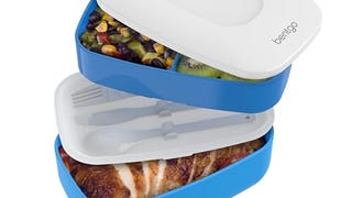 Bentgo Classic - Adult Bento Box, All-in-One Stackable...