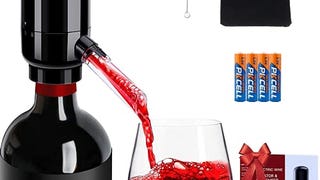 HURRIKANE Electric Wine Aerator and Dispenser Pump Battery...