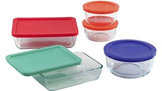 Pyrex Simply Store 18-Pc Glass Food Storage Containers...