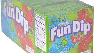 Wonka Fun Dip, Assorted Flavor Party Pack, 0.43 Ounce Packets...