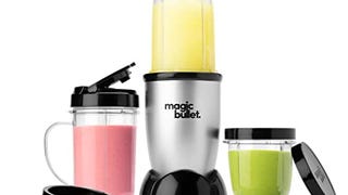 Magic Bullet Blender, Small, Silver, 11 Piece