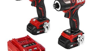 SKIL 2-Tool Kit: PWRCore 12 Brushless 12V 1/2 Inch Cordless...