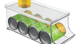 iDesign Soda Can Organizer with Lid for Pantry or Refrigerator...
