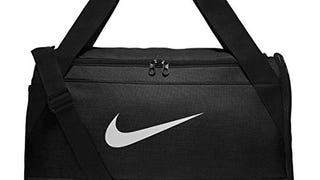 NIKE Brasilia Training Duffel Bag, Black/Black/White, One...