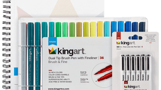 SideDeal: King Art 36-Piece Watercolor Brush Marker Set