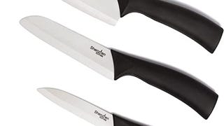 Shenzhen Knives White Ceramic Knife Set - 3-Piece Kitchen...