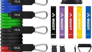 Whatafit Resistance Bands Set, Exercise Bands with Door...
