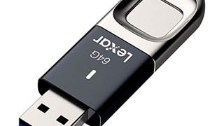 Lexar 64GB Jumpdrive Fingerprint F35 USB 3.0 Flash Drive...