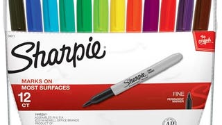 Sharpie Fine Point Permanent Marker,Assorted Classic,12-...
