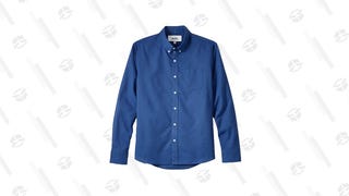 Wills Wrinkle Free Linen Shirt (Bright Navy)