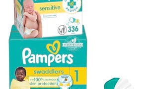 Pampers Swaddlers Disposable Baby Diapers Size 1, One Month...